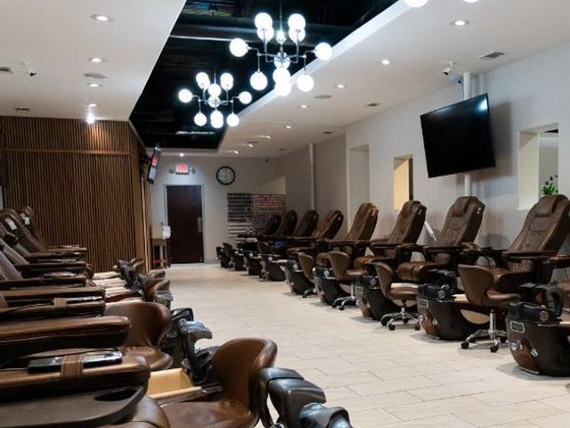Pedicure chairs at Dream Spa