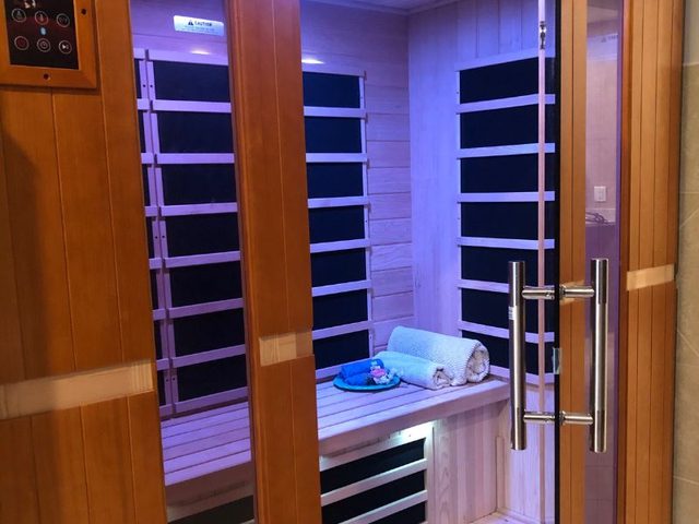 Infrared sauna at Dream Spa
