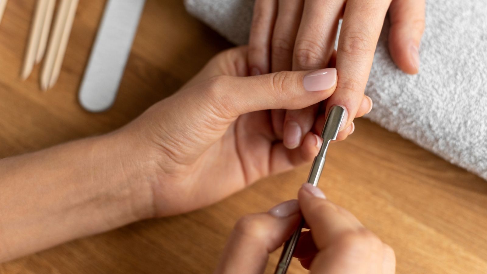 Professional manicure services at Dream Spa