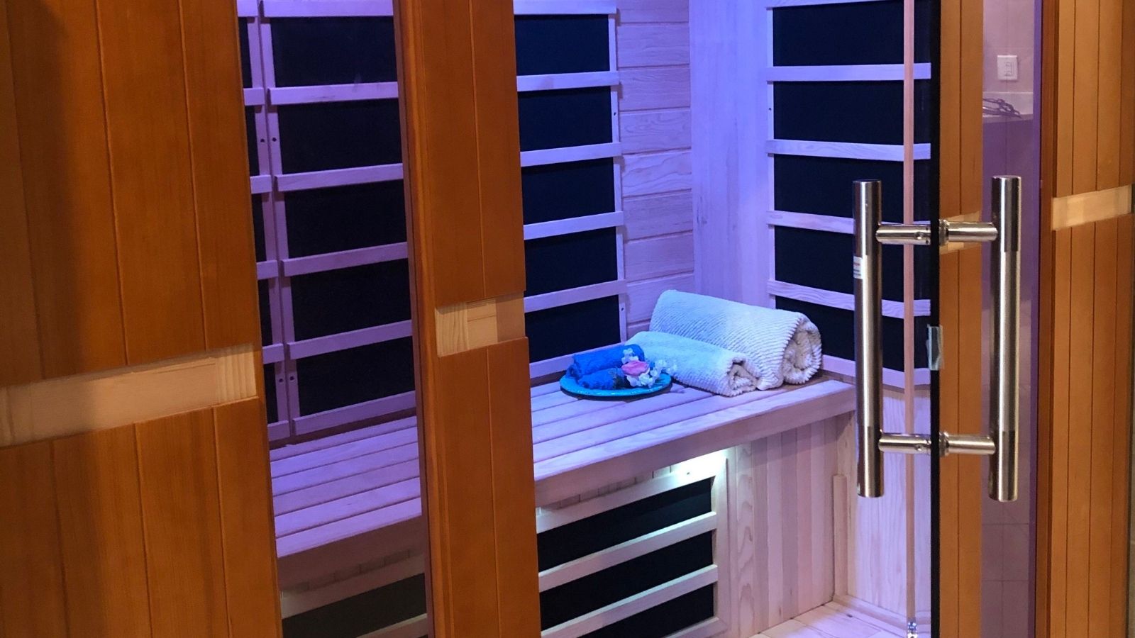 Relaxing infrared sauna therapy at Dream Spa Austin